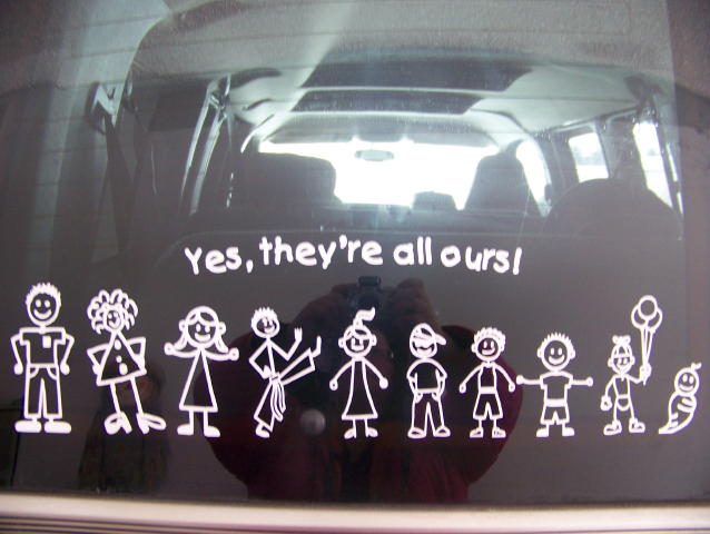 cool family car stickers